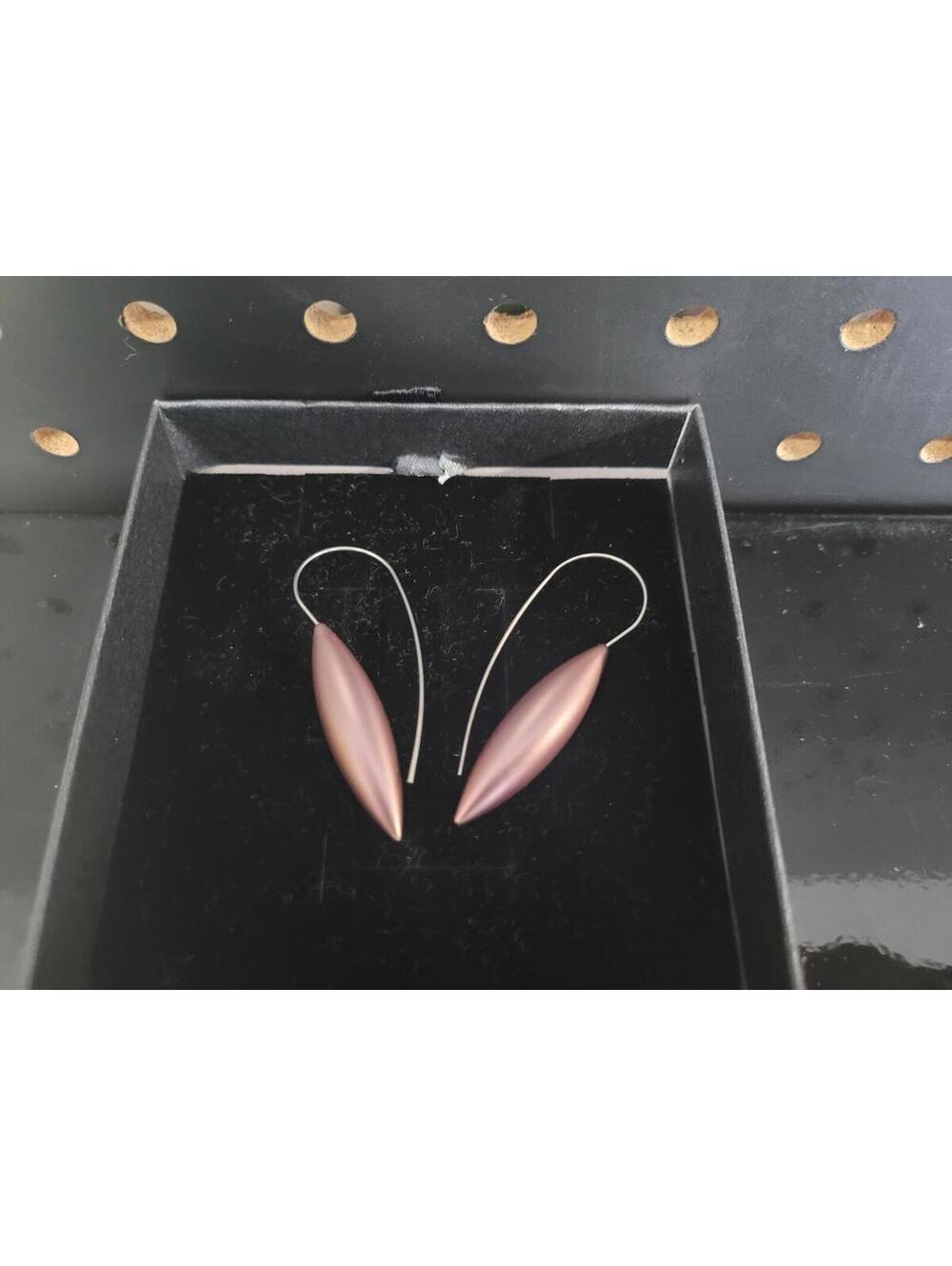 Elegant Kærmei Purple Drop Earrings - New with Tags
